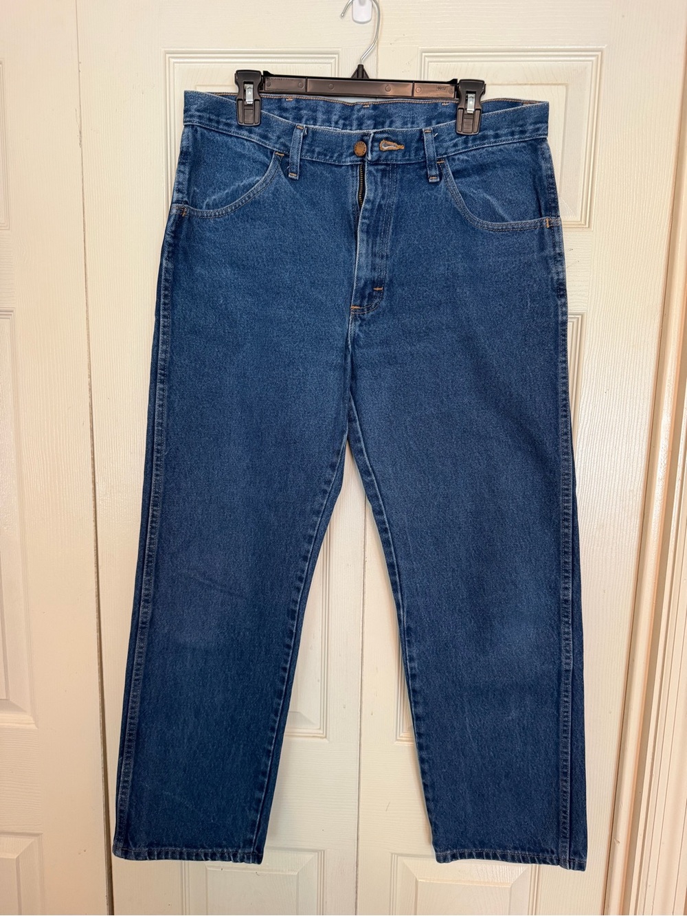 35x30 Rustler Men's Blue Denim Jeans